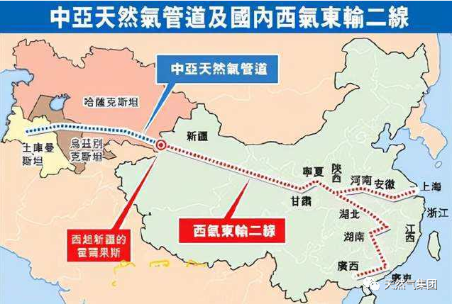 中亚天然气管道今年前两月向中国输气逾467万吨